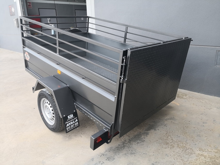 Remolque porta maquinaria industrial – Mma 750 kg