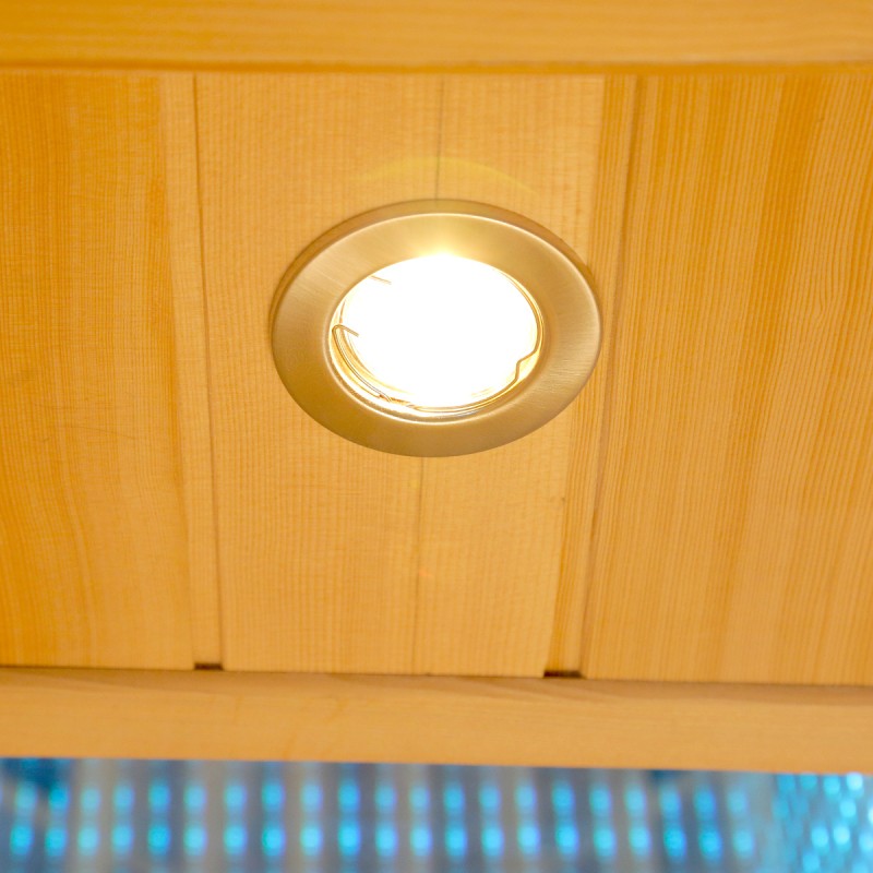 Sauna de infrarrojos con calentadores de carbón y espectro completo Vertical