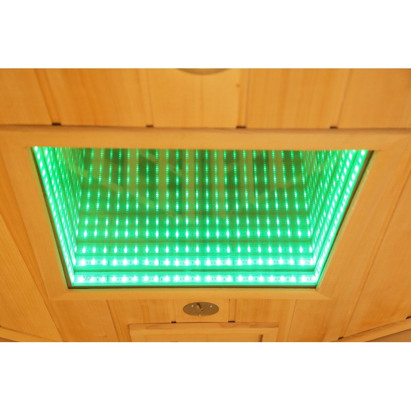 Sauna de infrarrojos con calentadores de carbón y espectro completo Vertical
