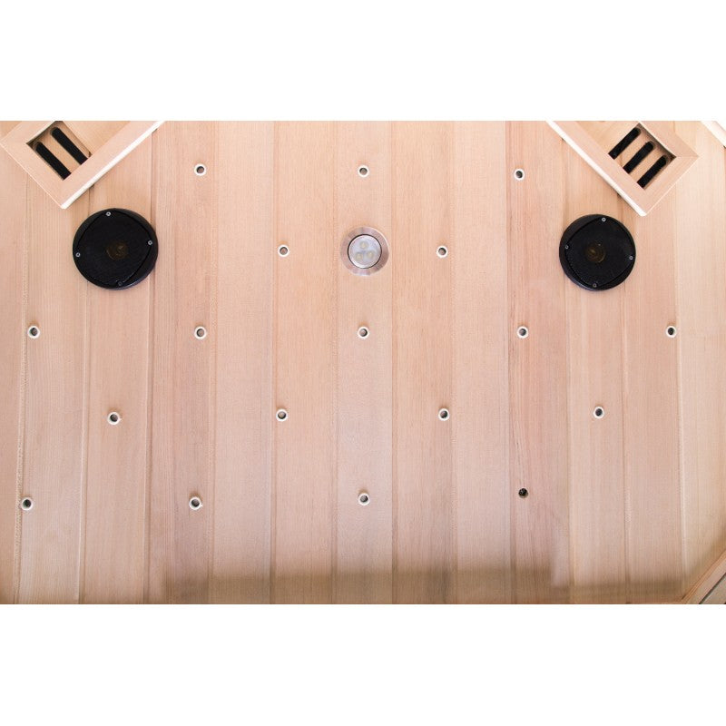 Sauna de infrarrojos con paneles de carbono 3200W LUXE 4 lugares - SNÖ