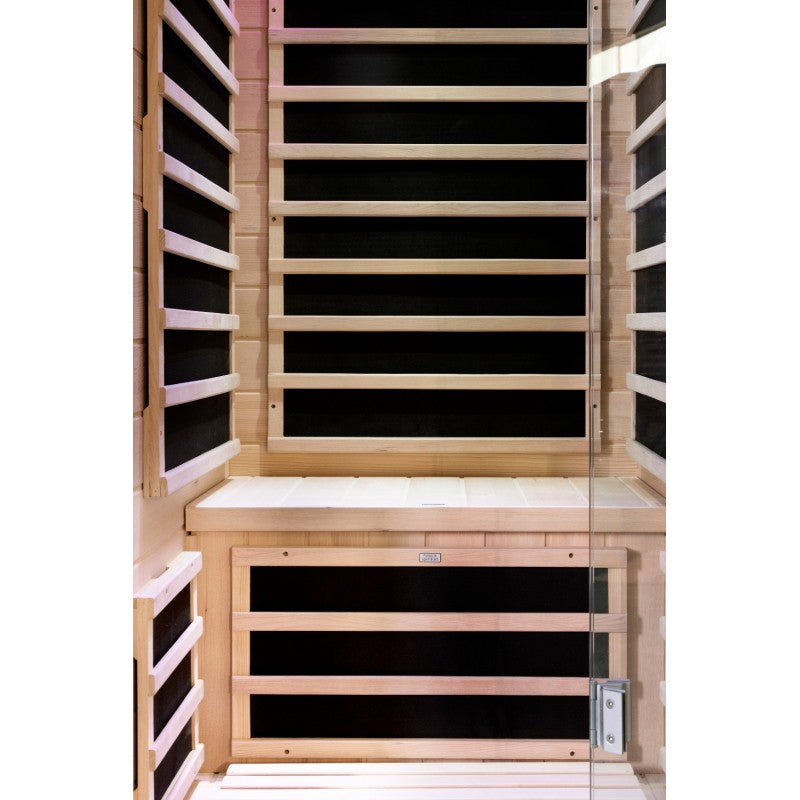 Sauna de infrarrojos con paneles de carbono LUXE 1670W 1 plaza - SNÖ