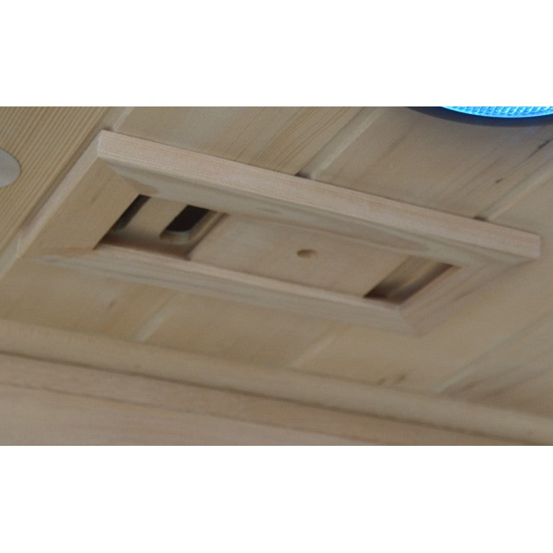 Sauna de infrarrojos con paneles de carbono LUXE 1670W 1 plaza - SNÖ
