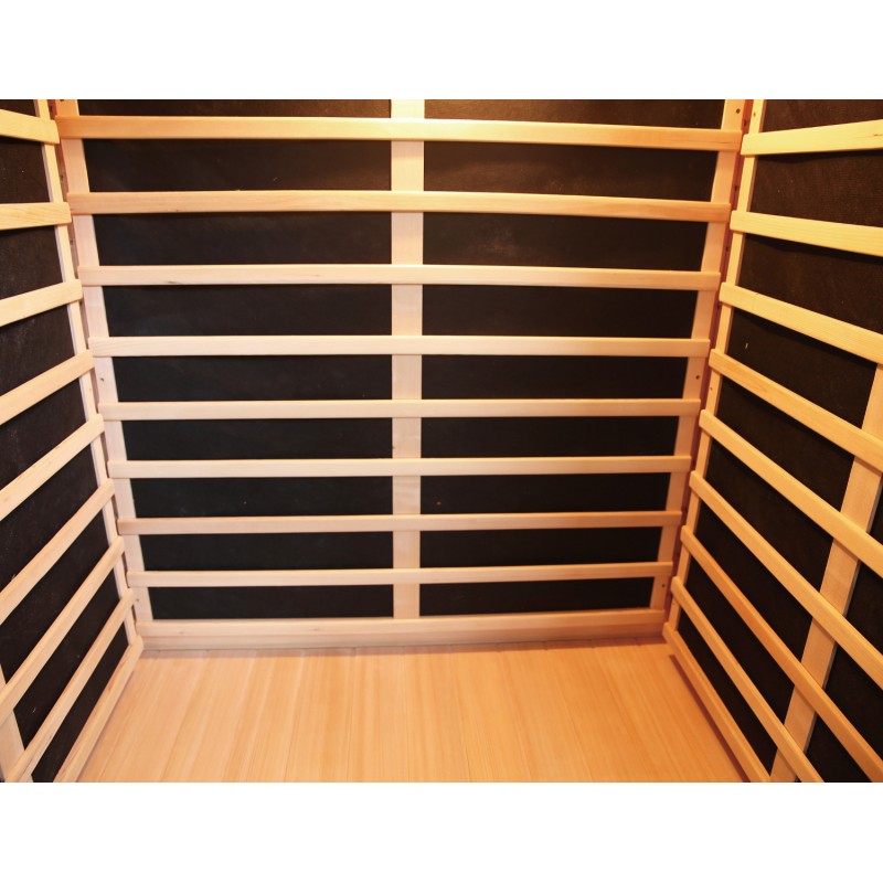 Sauna de infrarrojos con paneles de carbono LUXE 2160W 2 lugares - SNÖ