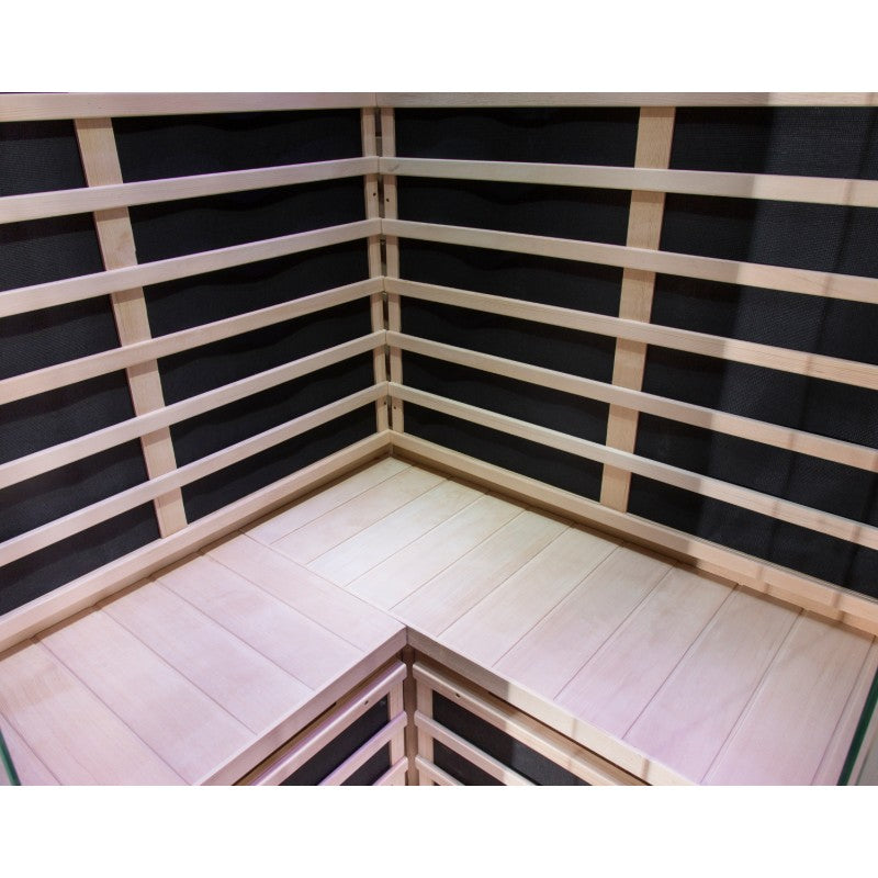 Sauna de infrarrojos con paneles de carbono LUXE 2850W 3-4 lugares - SNÖ