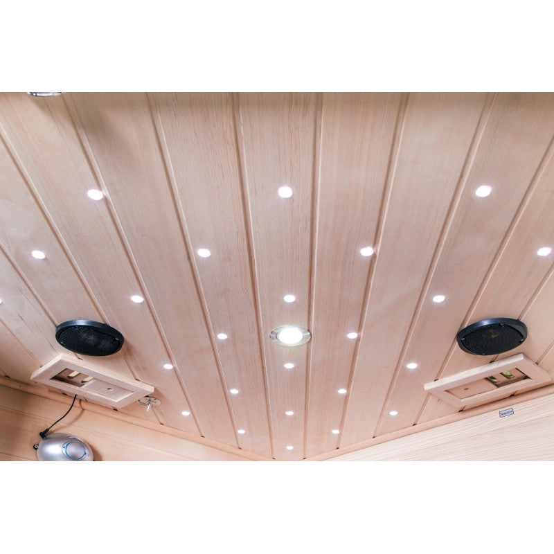 Sauna de infrarrojos con paneles de carbono LUXE 2850W 3-4 lugares - SNÖ